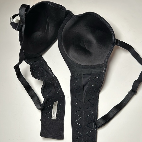 AMBRIELLE 42D MULTIWAY STRAPLESS CONTOUR UNDERWIRE WOMEN BRA #76220-3 BLACK - Picture 11 of 11